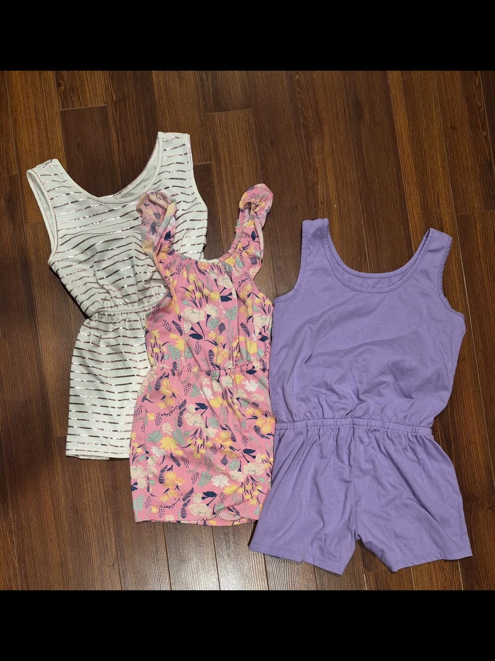 Girls Summer Rompers Lot